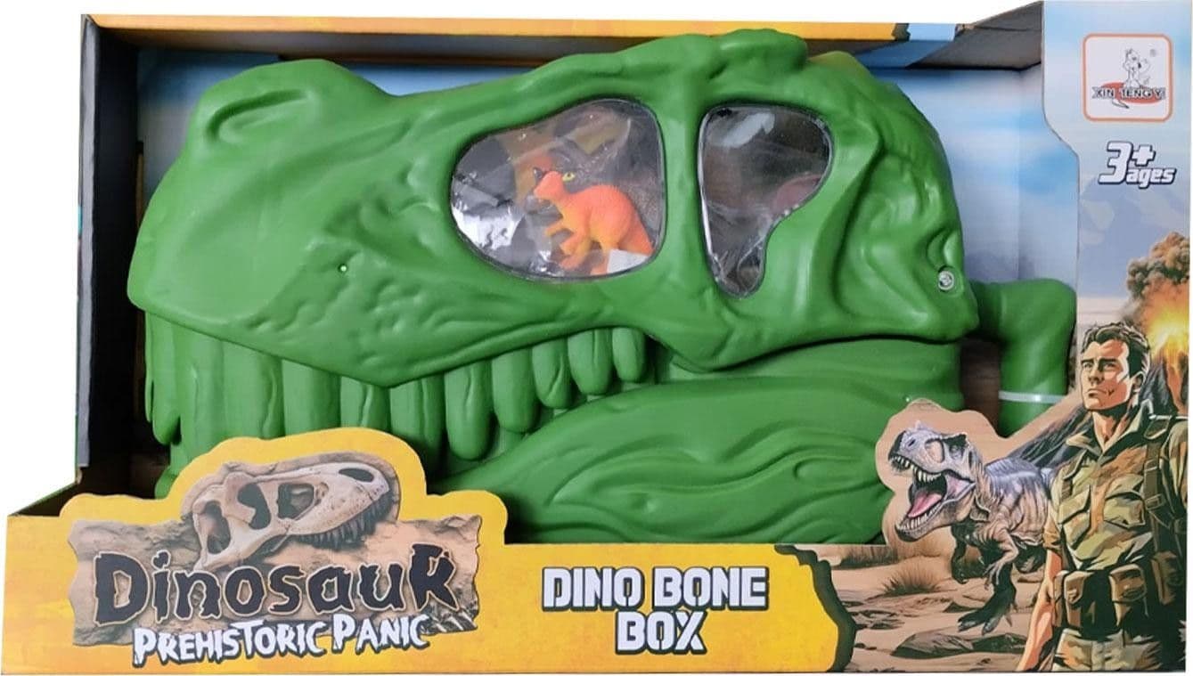 Testa con 18 Dinosauri e Accessori - 2