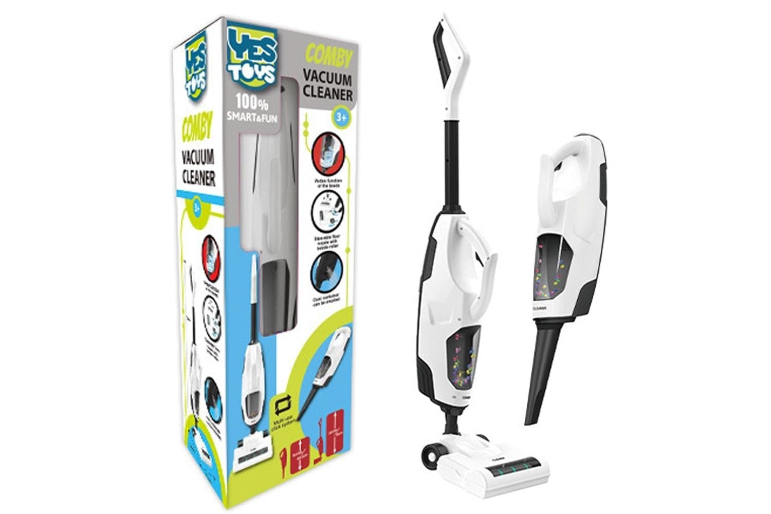 Comby Aspirapolvere 2in1