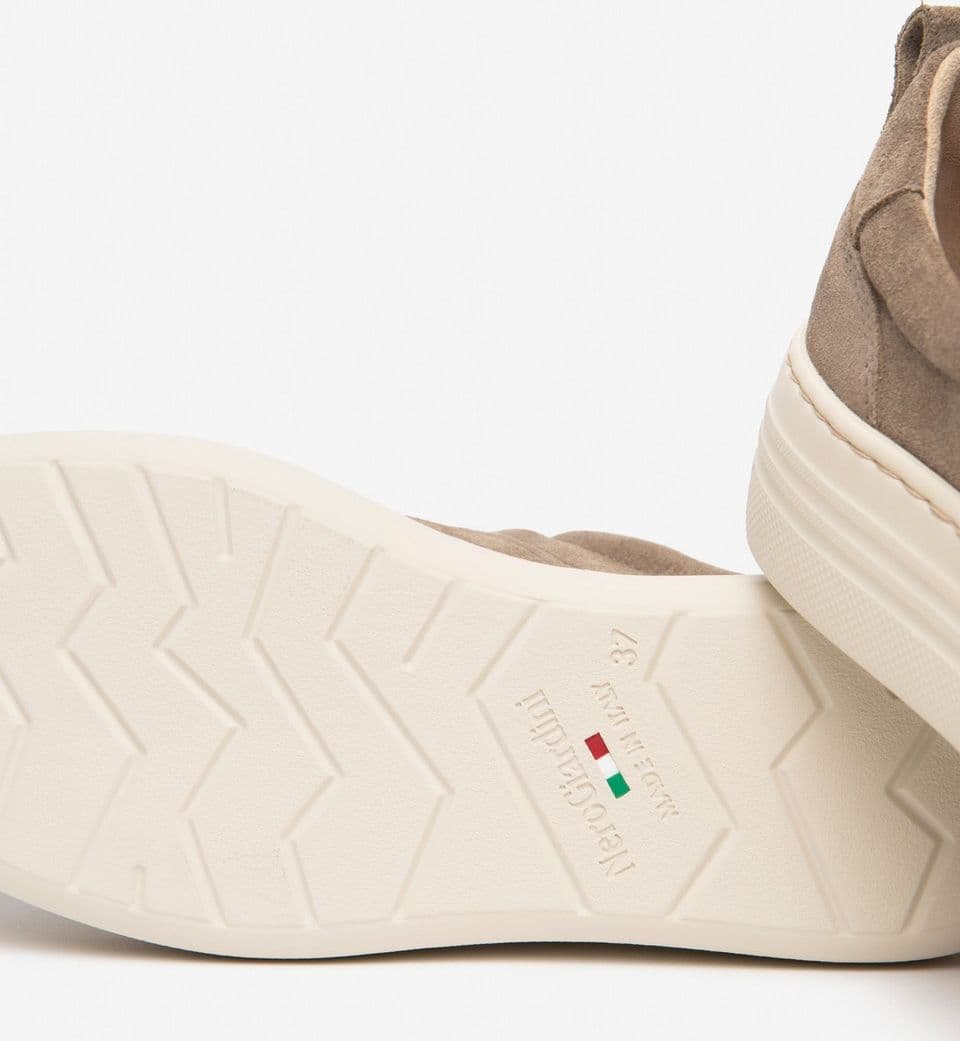 Nero Giardini sneakers donna in camoscio castoro color beige I617441D405 - 4