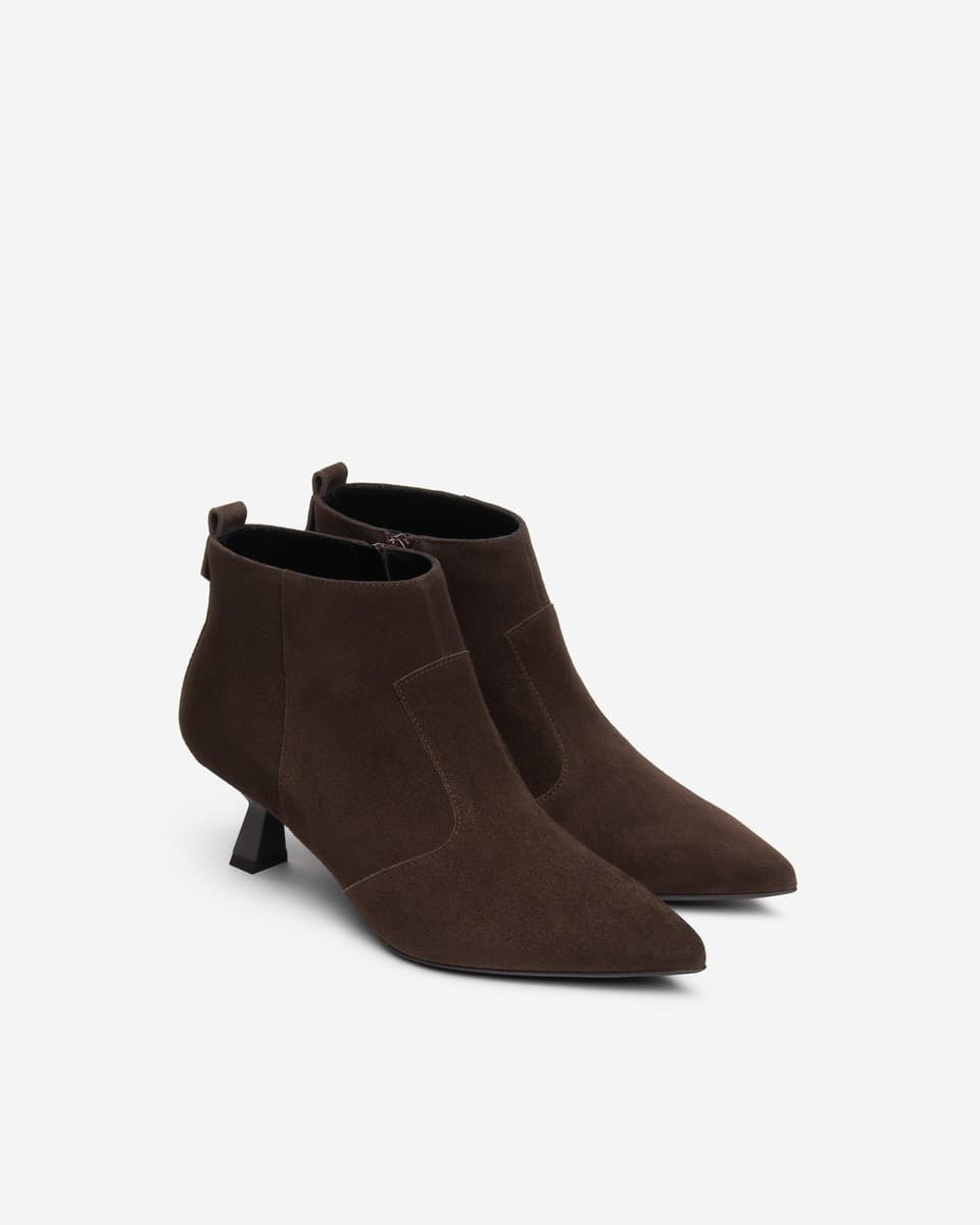 Nero Giardini stivaletti da donna in pelle scamosciata testa di moro I617623DE300 - 2