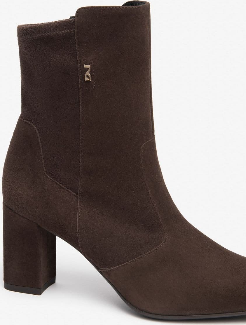 Nero Giardini stivaletti da donna in pelle scamosciata e materiale tecnico testa di moro I617644DE300 - 3