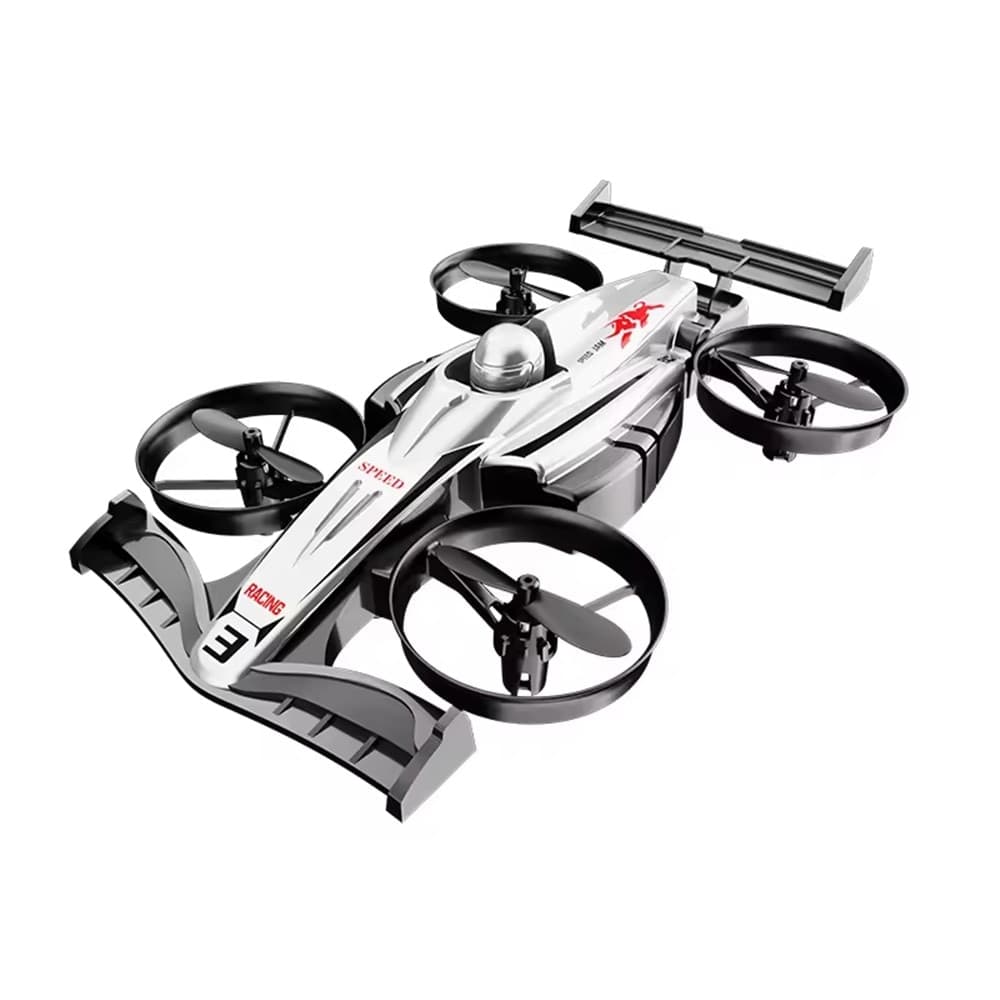 DRONE TELECOMANDATO 2IN1 DESIGN AERODINAMICO AUTO DA CORSA GIOCO PER RAGAZZI 14+ANNI SK-37 - 4