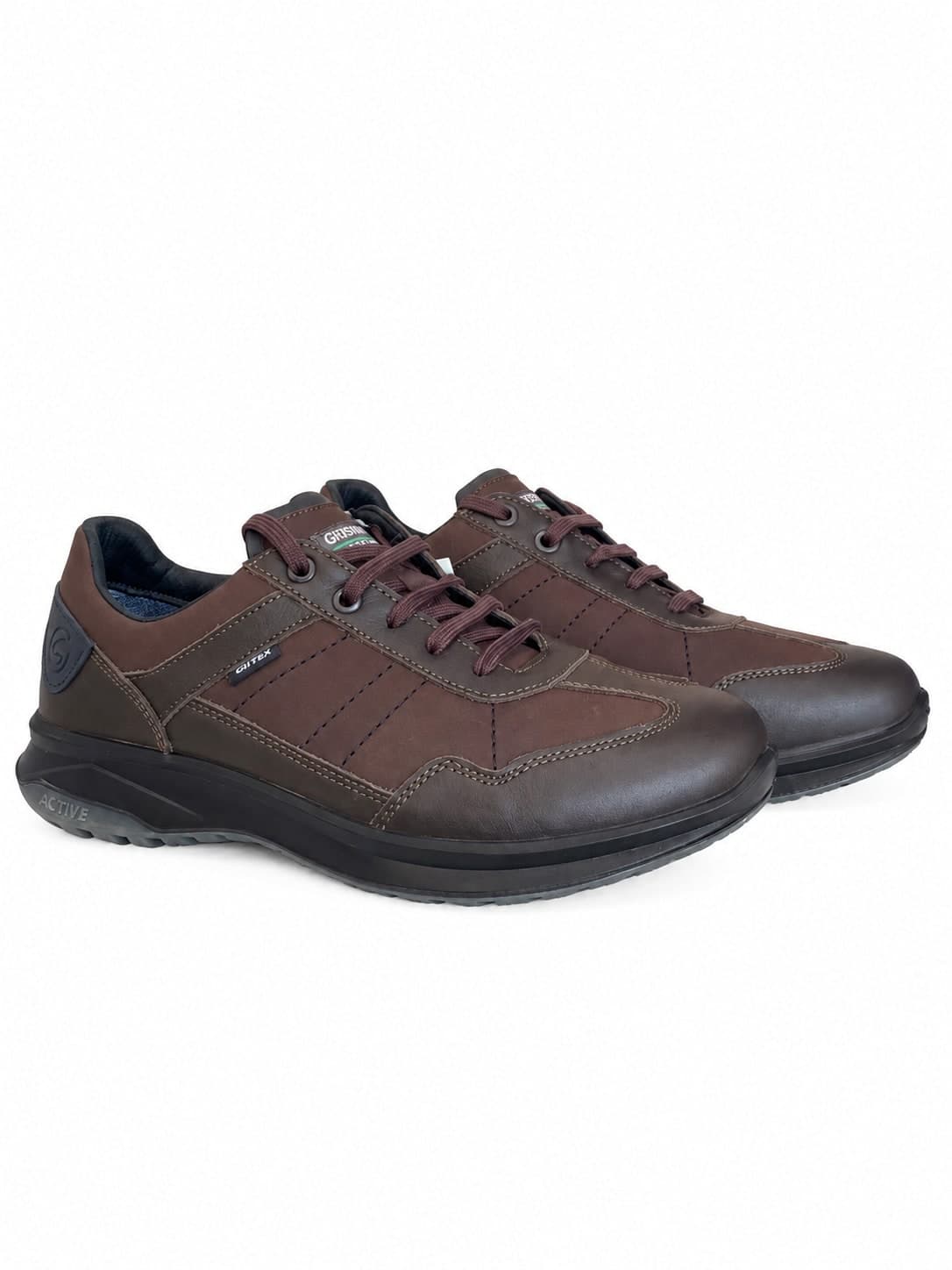 Grisport Active scarpe stringate uomo pelle testa di moro - 2