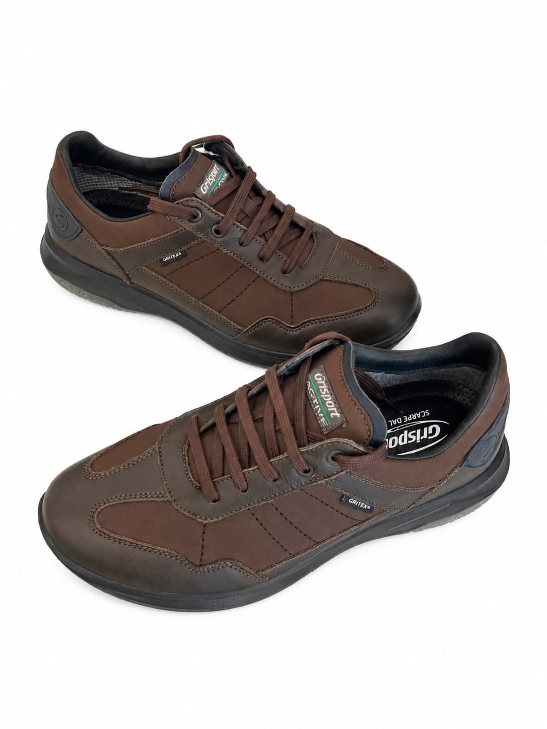 Grisport Active scarpe stringate uomo pelle testa di moro - 6
