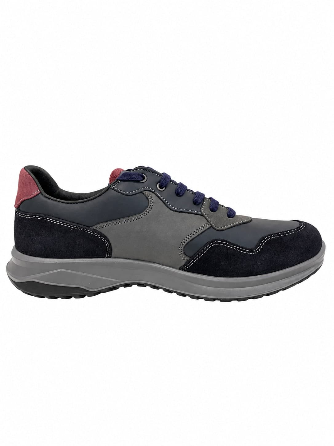 Grisport Active sneakers uomo pelle fumo talco - 6