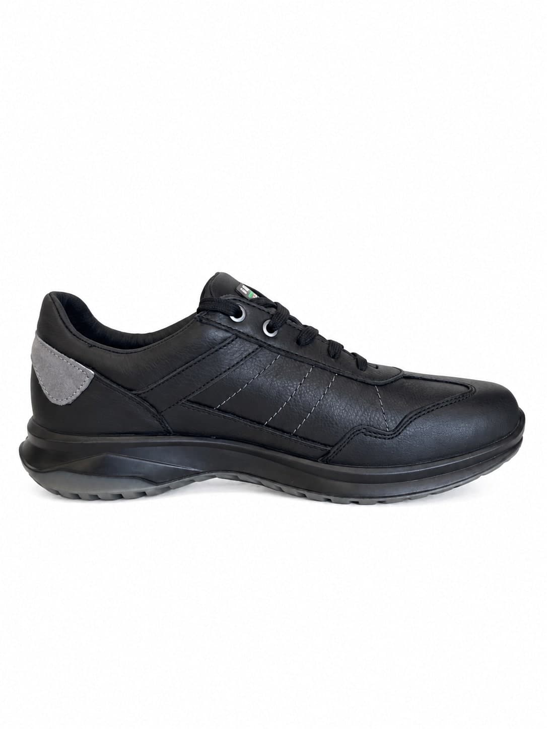 Grisport Active scarpe stringate uomo pelle nera fodera gritex - 5