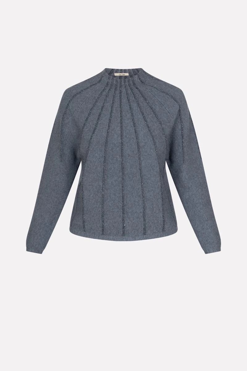 Maglia cratere inserti lurex | NO-NA' - 2