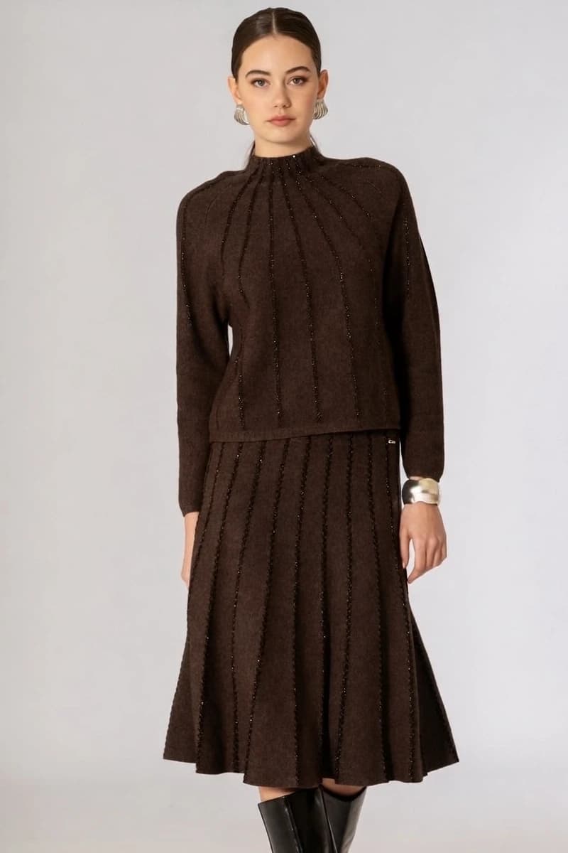 Maglia cratere inserti lurex | NO-NA' - 3