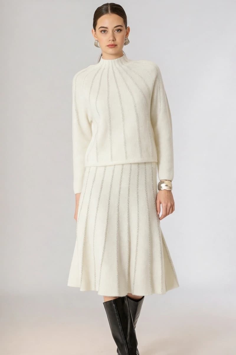 Maglia cratere inserti lurex | NO-NA' - 4