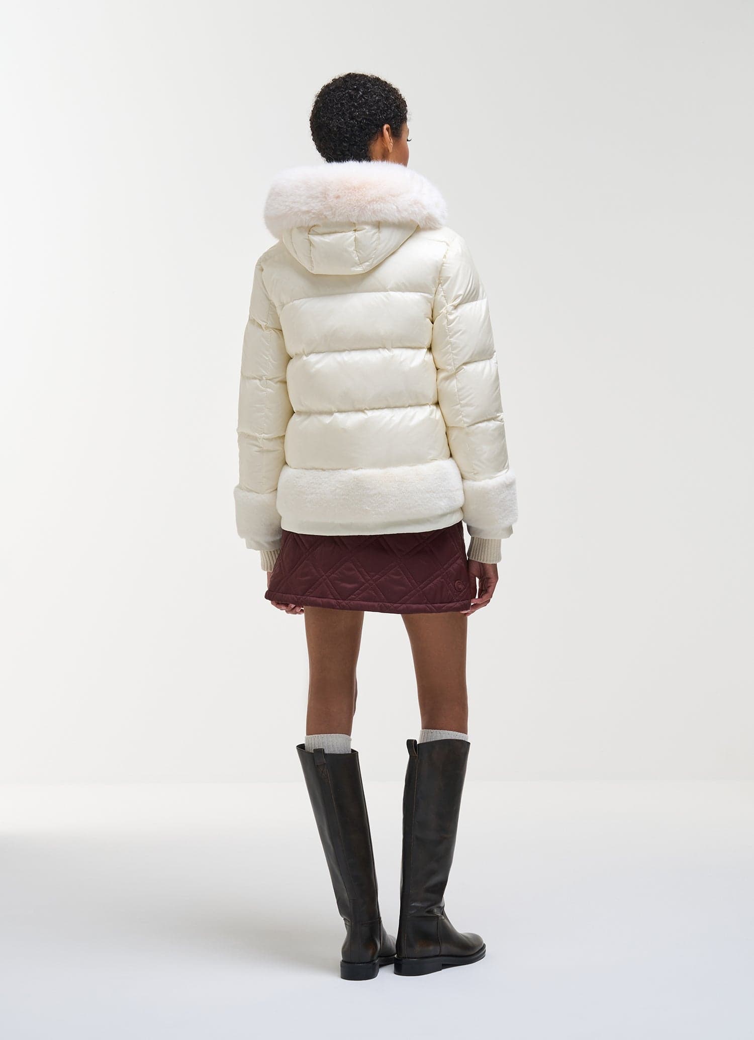 Colmar Piumino donna con inserti in pelliccia sintetica 22000030E 2YO 624 - 4
