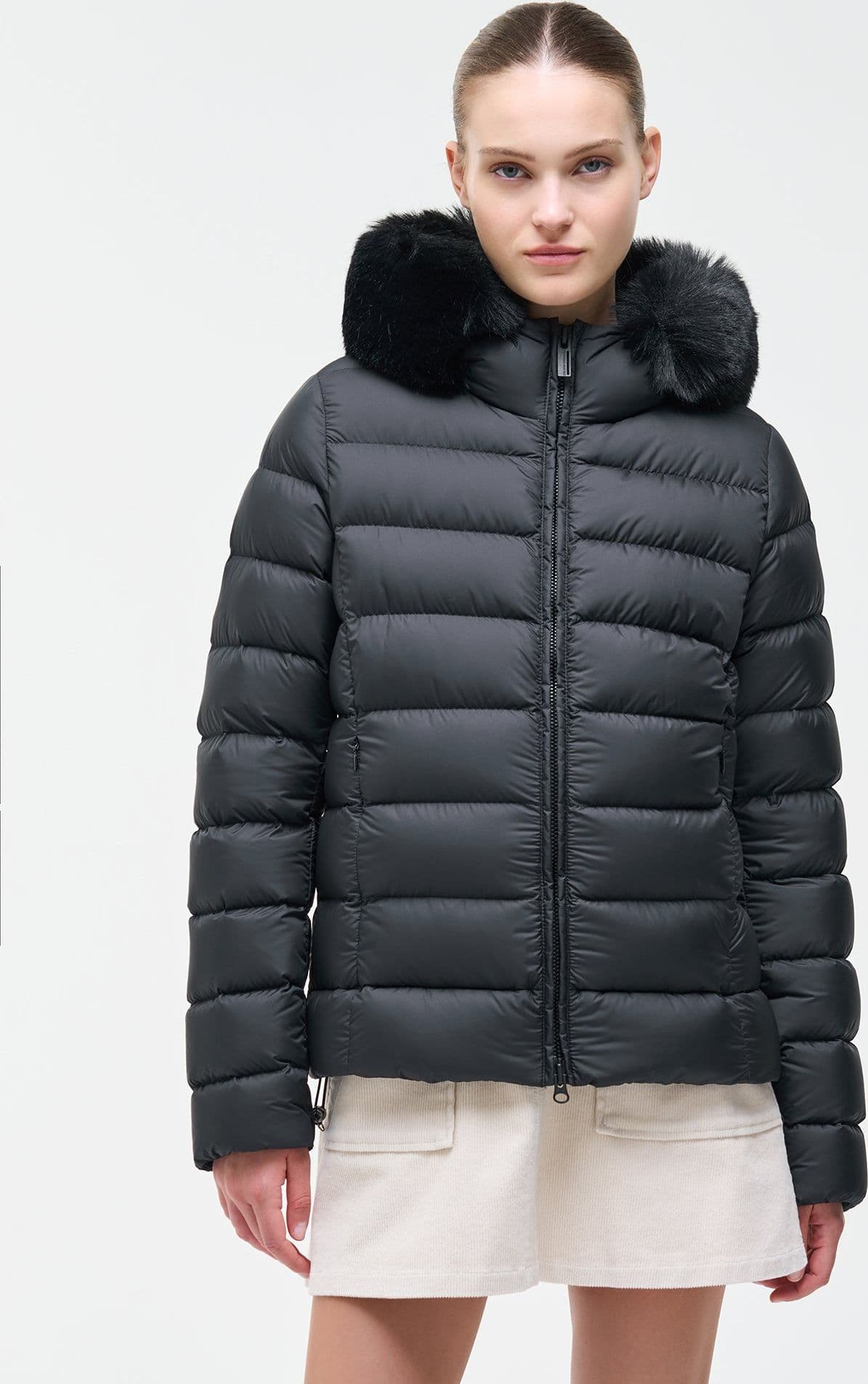 Colmar Piumino donna opaco con pelliccia sintetica 22000039E 2XX 99 - 2