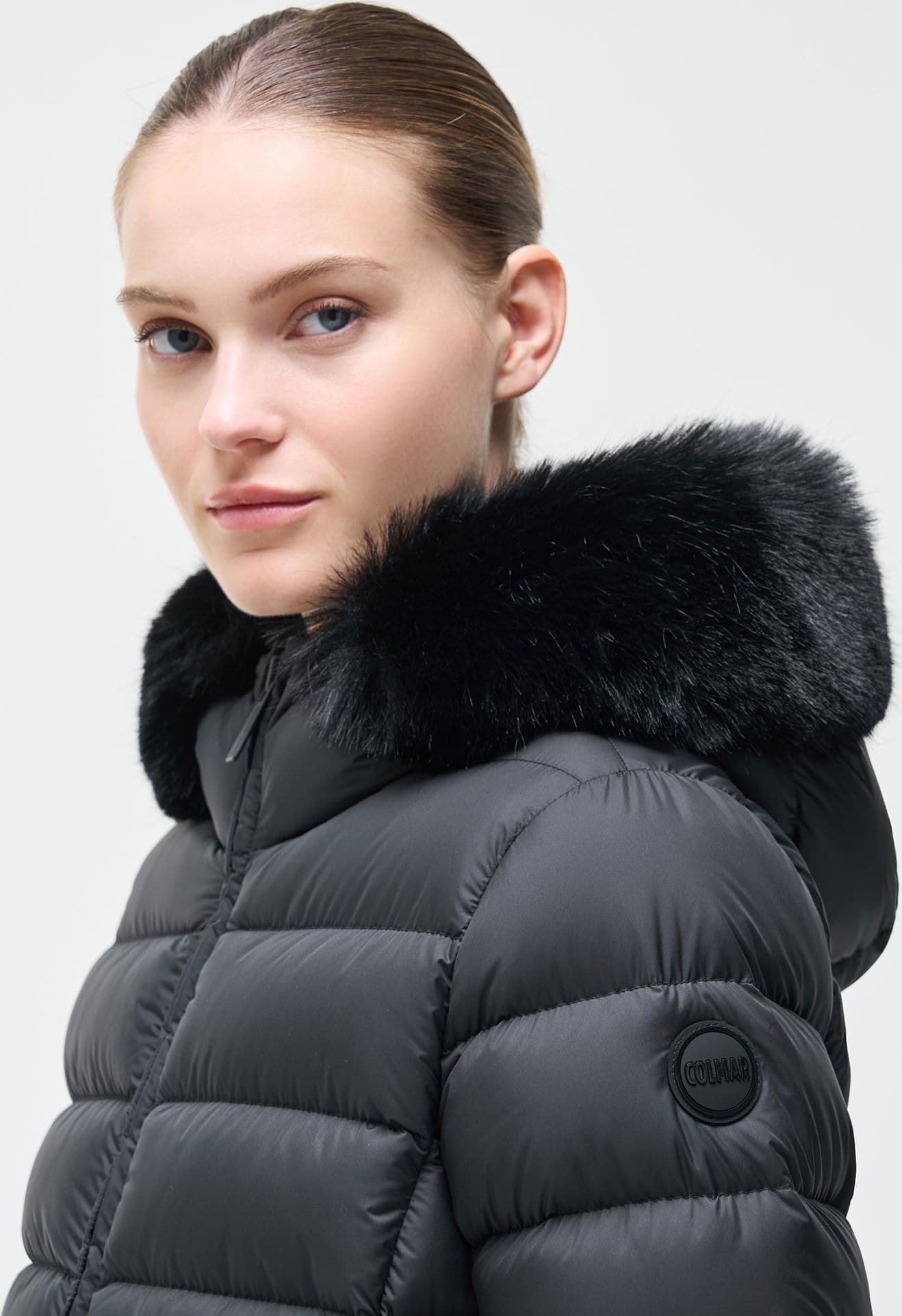 Colmar Piumino donna opaco con pelliccia sintetica 22000039E 2XX 99 - 3