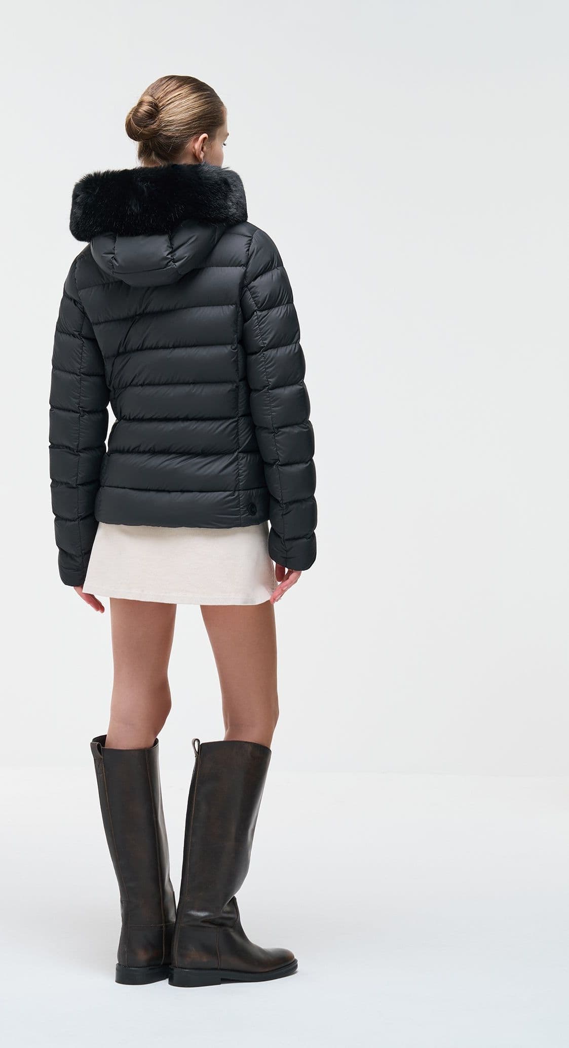Colmar Piumino donna opaco con pelliccia sintetica 22000039E 2XX 99 - 4