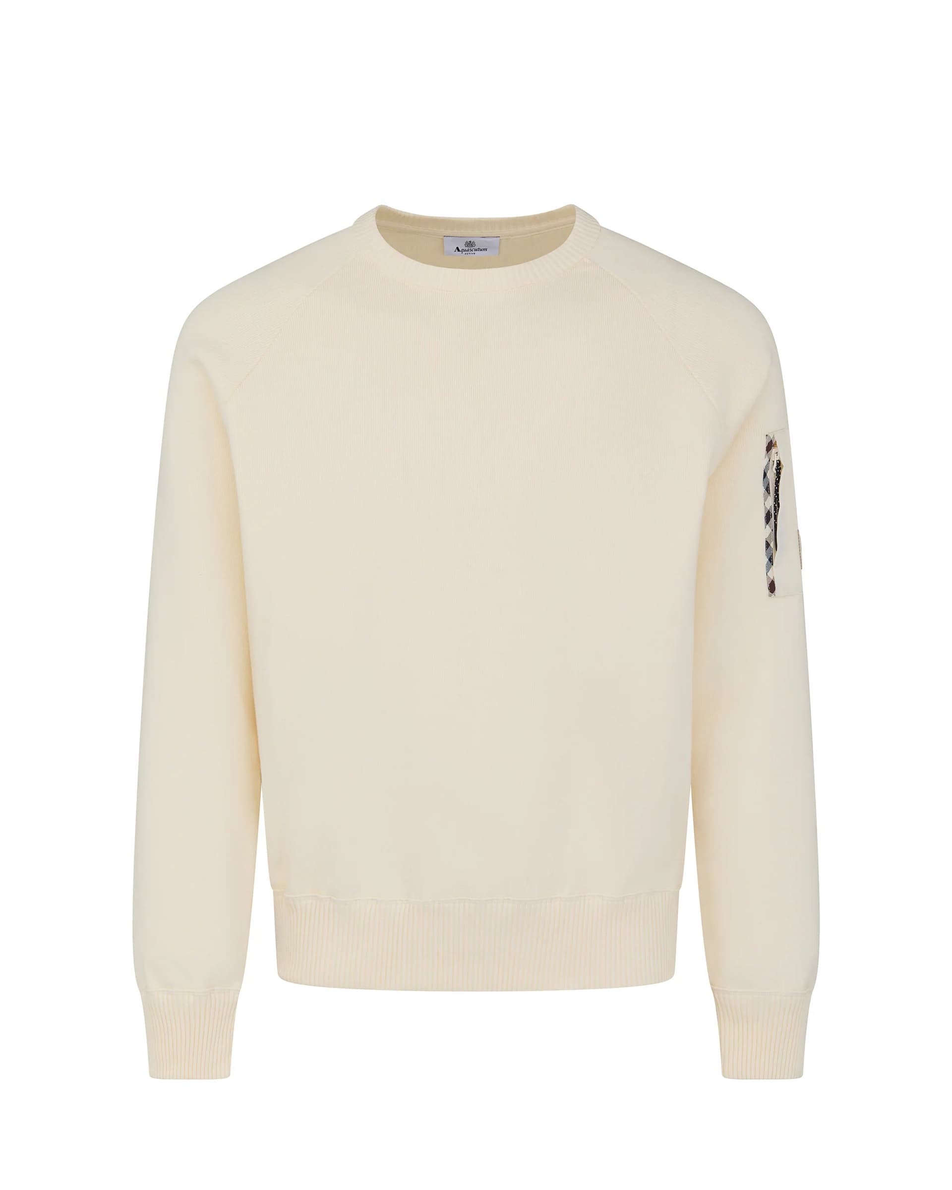 AQUASCUTUM  MAGLIA COTTON KNIT CREWNECK SWEATER AA_A006_WO004 - 11