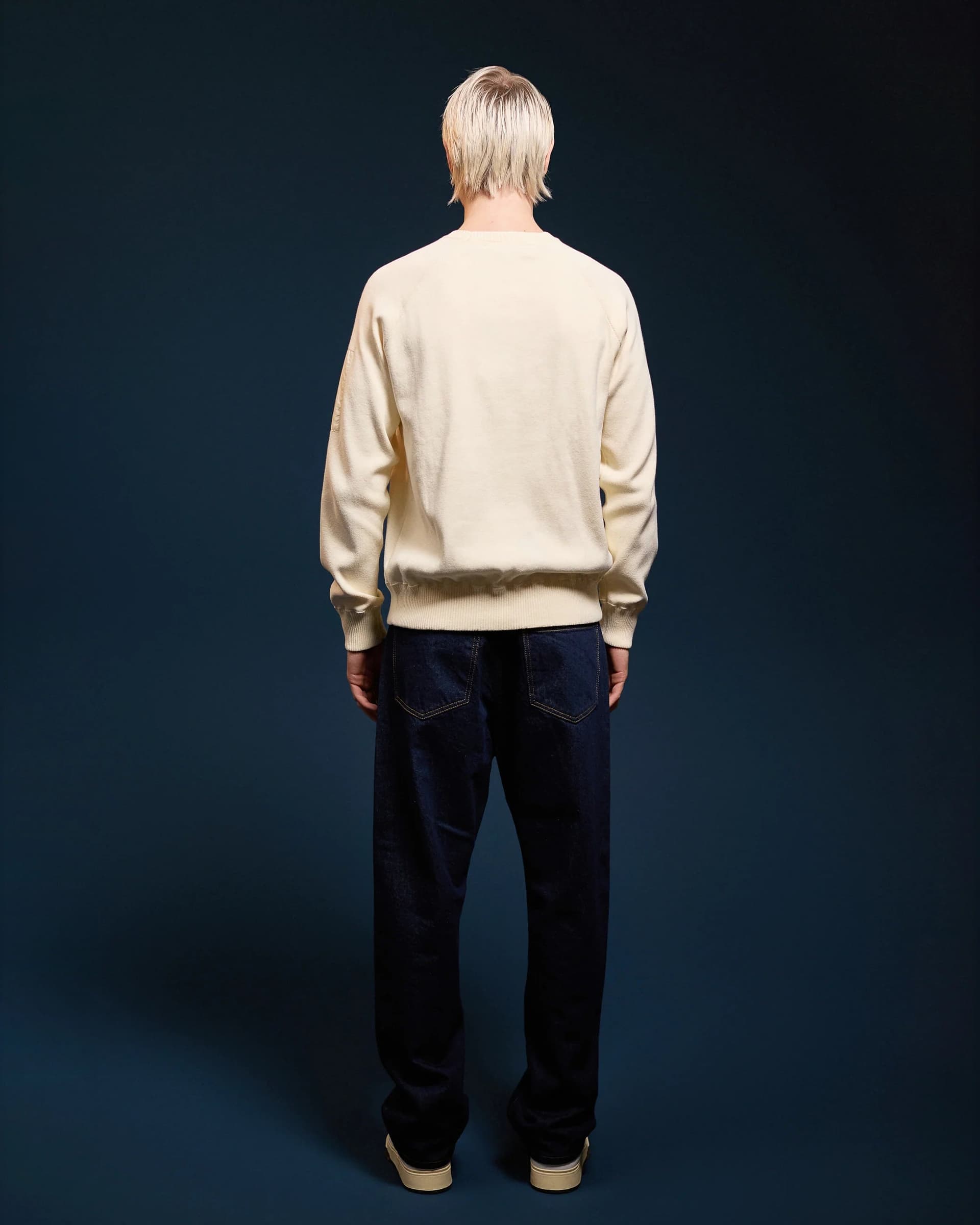 AQUASCUTUM  MAGLIA COTTON KNIT CREWNECK SWEATER AA_A006_WO004 - 4