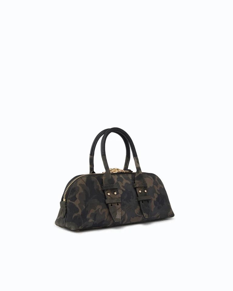 Pinko PINKO Borsa a mano e tracolla BOWLING BAG HORIZONTAL SUEDE P - 2