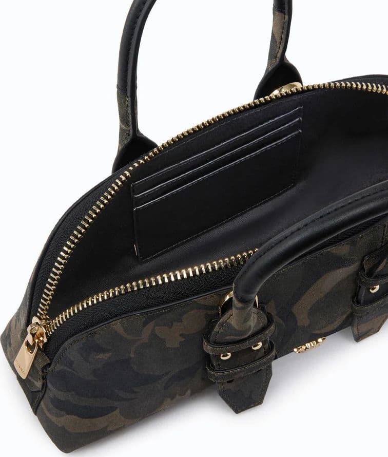 Pinko PINKO Borsa a mano e tracolla BOWLING BAG HORIZONTAL SUEDE P - 4