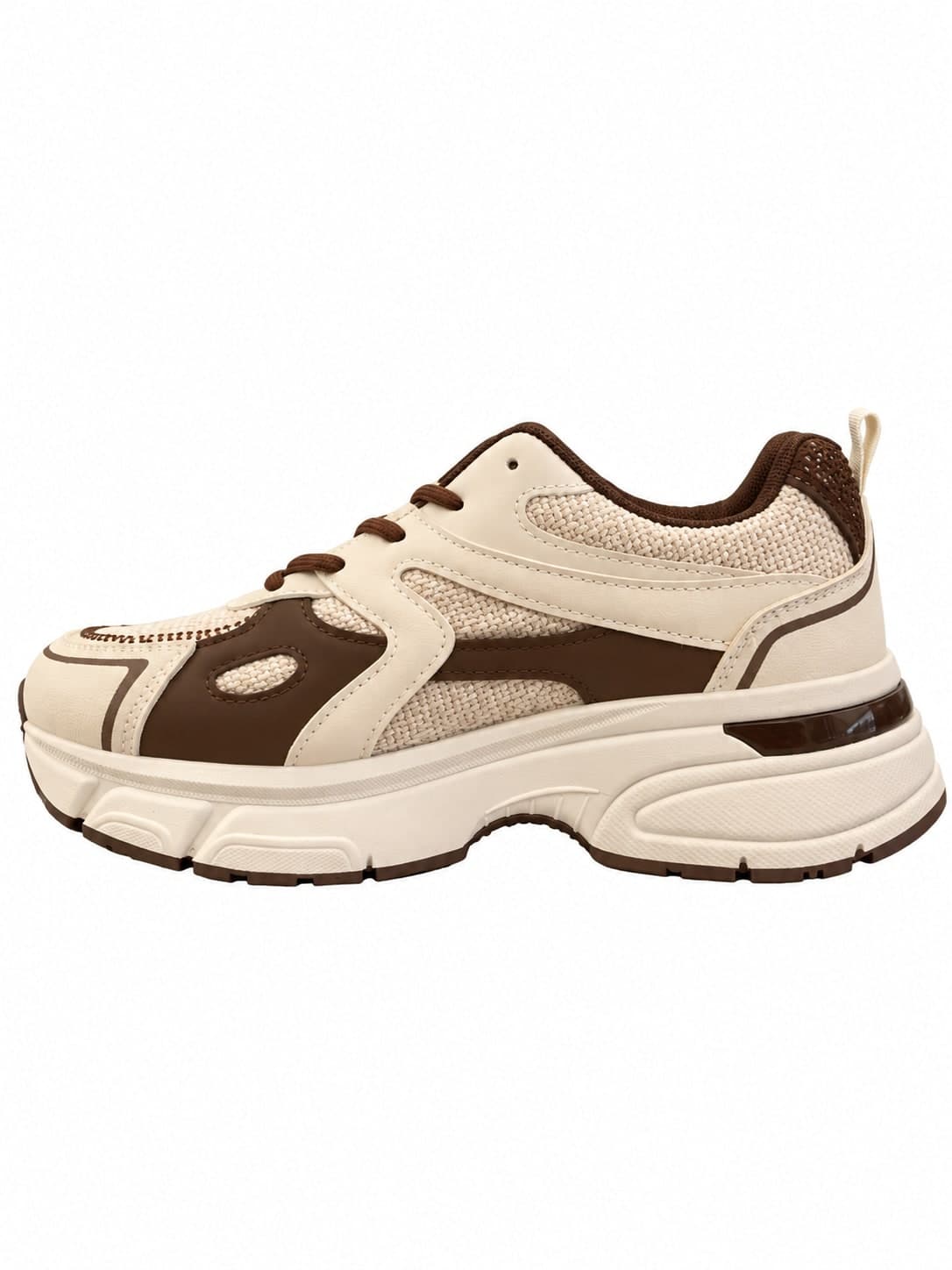 Calzature Durello sneaker donna beige marrone scuro - 6
