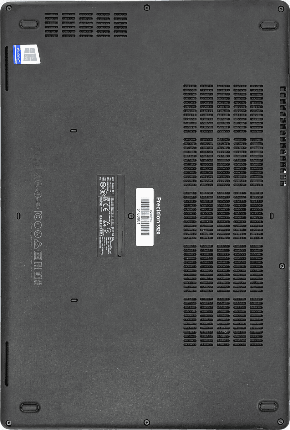 Dell Precision 3520 i7-6820HQ 8GB 256GB SSD 15,6 FHD Batteria Nuova Alimentatore - 6