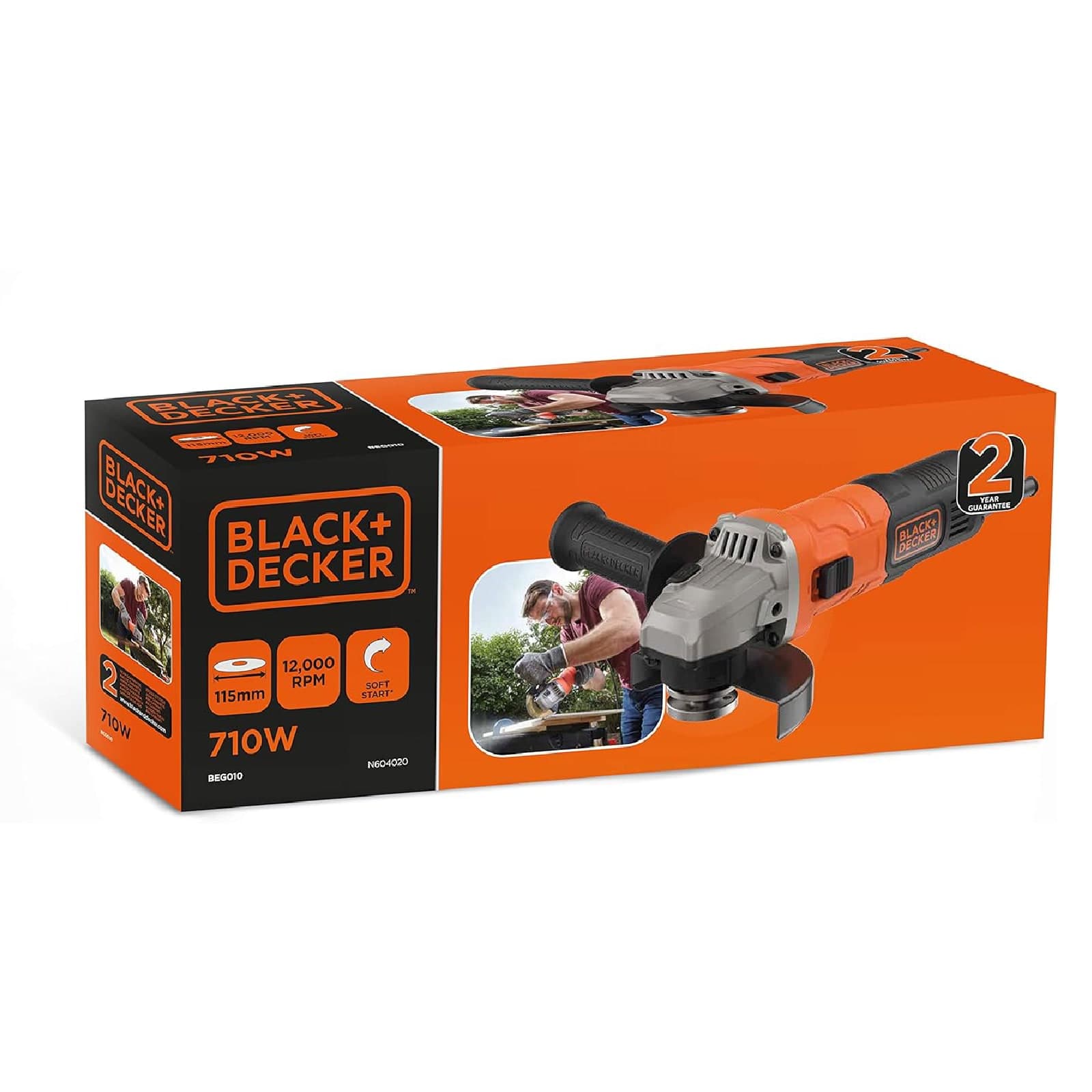Smerigliatrice angolare "BEG010-QS" da 710 W - 7