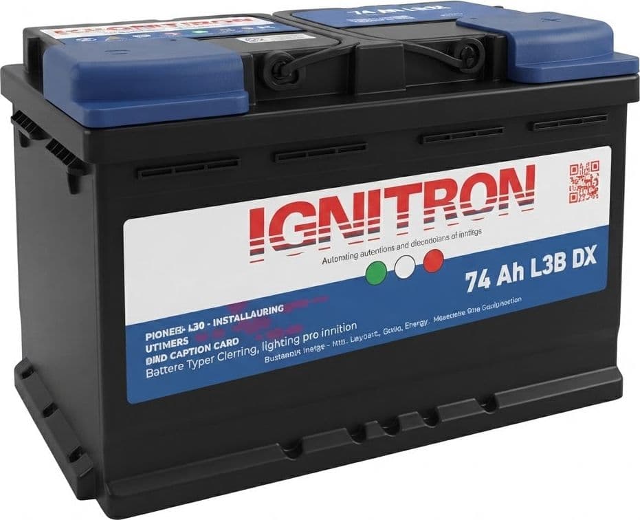 Batteria "Ignitron Traditional" con piastre e griglie in Pb/Ca per auto - 8