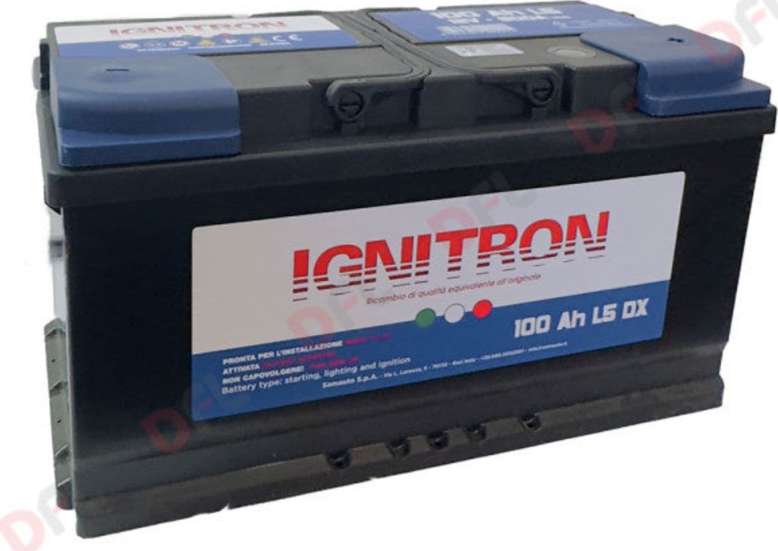 Batteria "Ignitron Traditional" con piastre e griglie in Pb/Ca per auto - 11