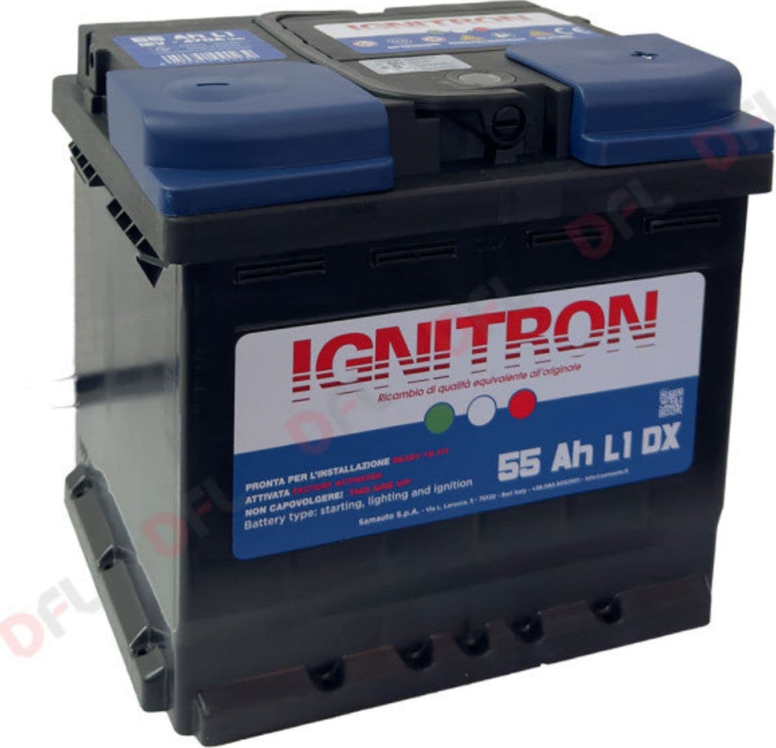 Batteria "Ignitron Traditional" con piastre e griglie in Pb/Ca per auto - 4