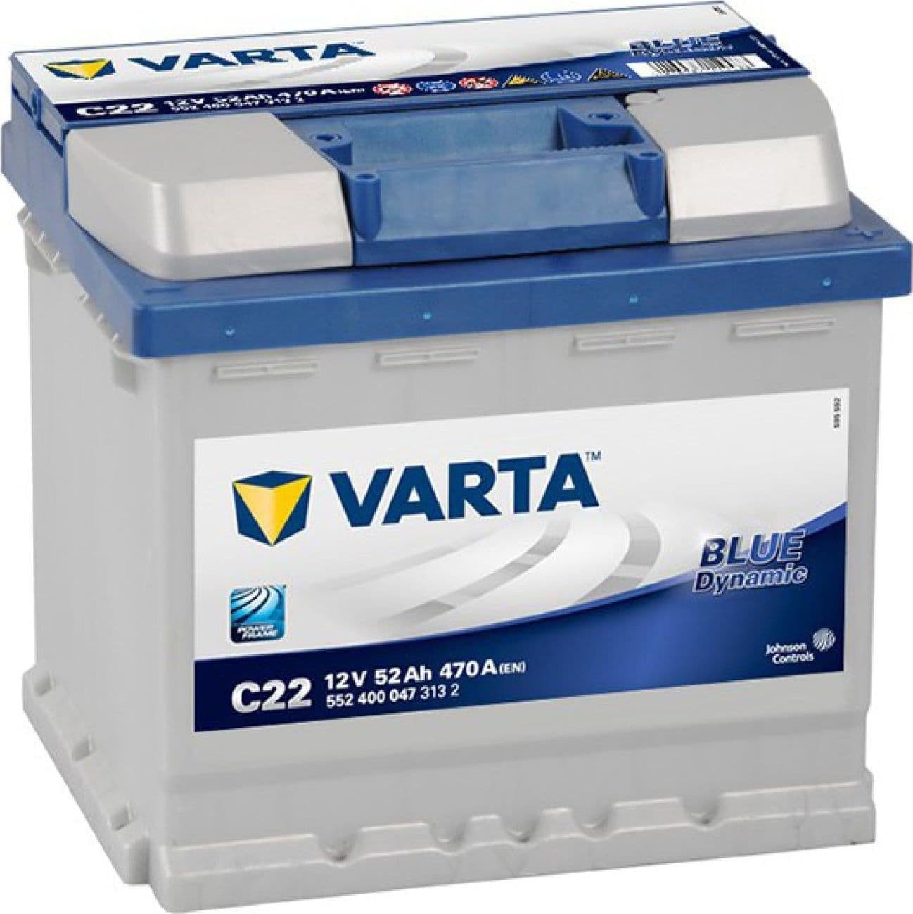 Batteria "Varta blue" ad alta resistenza alla collisione per auto - 3
