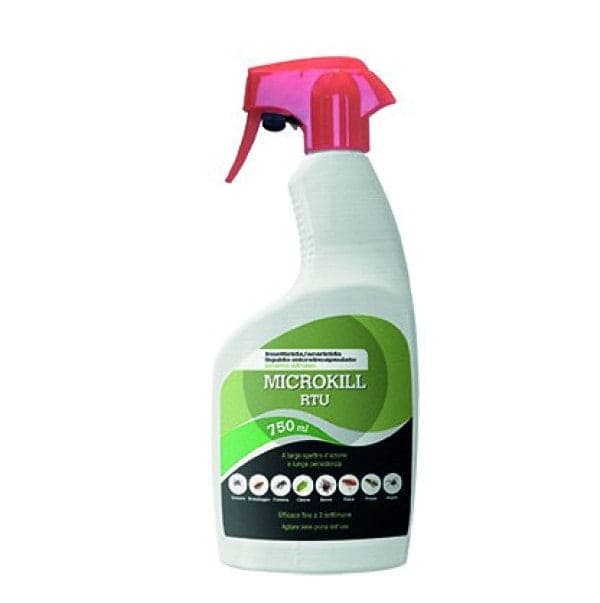 Insetticida concentrato "Microkill RTU" 750 ml per cucce di cani e gatti - 2