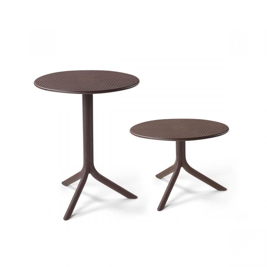 Tavolino "Step" da esterno per bar e ristoranti in fiberglass 60 cm "Made in Italy" - 9
