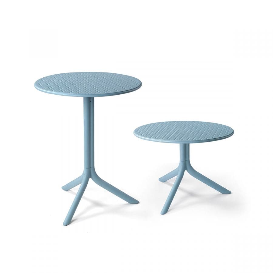 Tavolino "Step" da esterno per bar e ristoranti in fiberglass 60 cm "Made in Italy" - 6