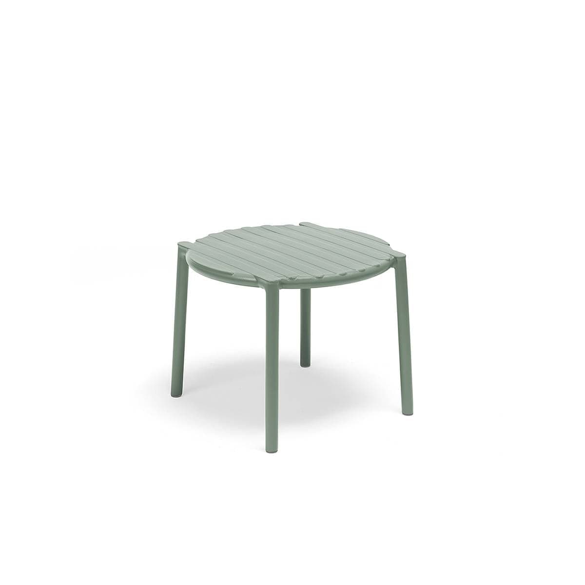Tavolino basso "Doga" in polipropilene fiber-glass per giardino, bar e ristorante "Made in Italy" - 12