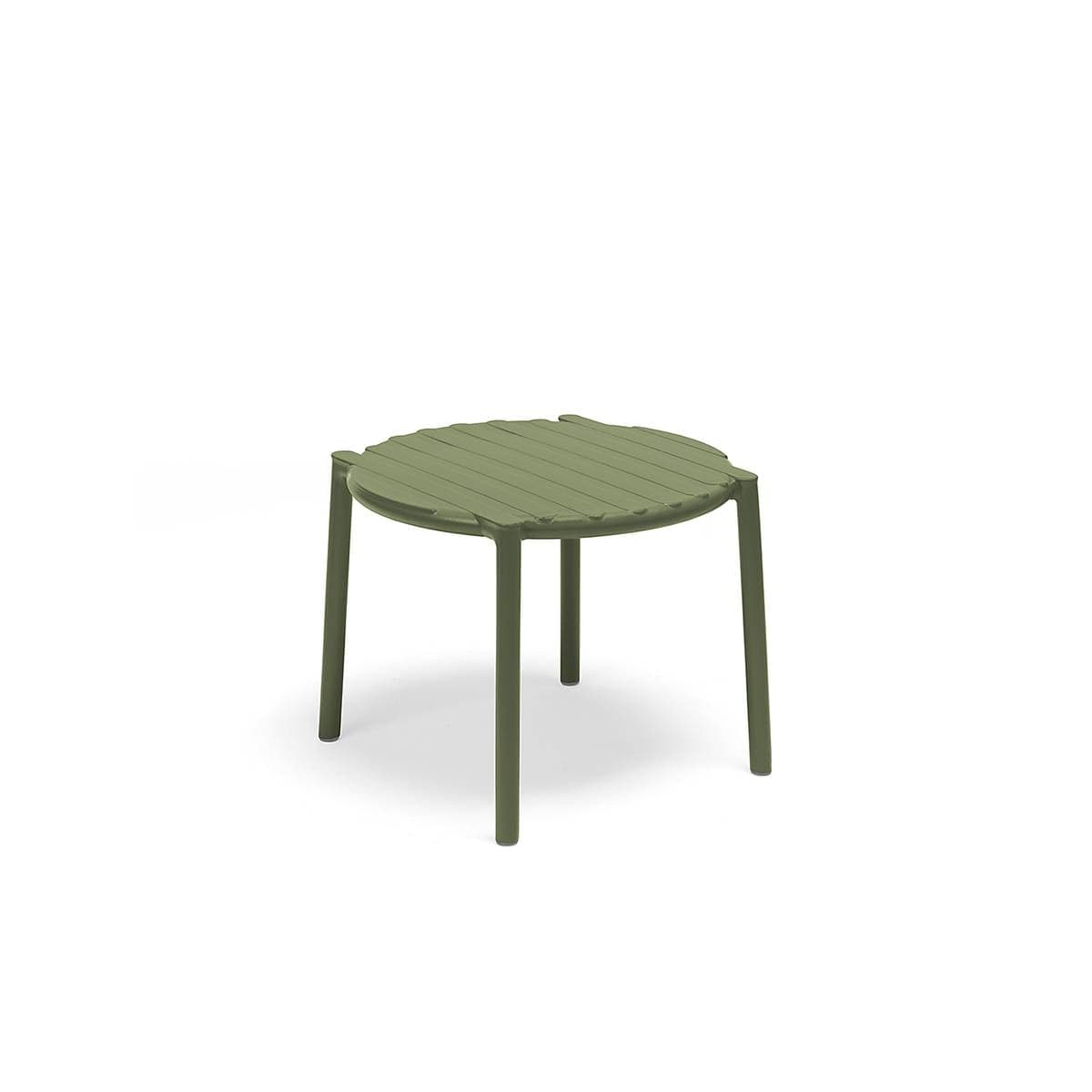 Tavolino basso "Doga" in polipropilene fiber-glass per giardino, bar e ristorante "Made in Italy" - 14