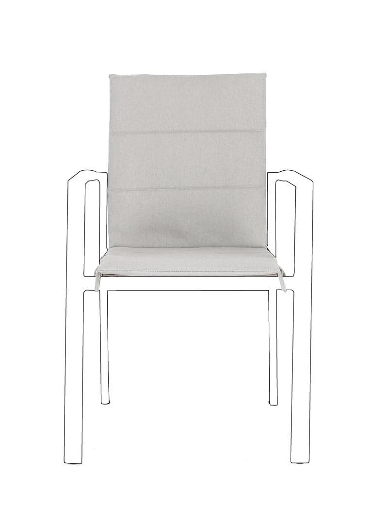 Cuscino per sedia "Konnor" in tessuto olefin, 91 x 41 x 1h cm - 5