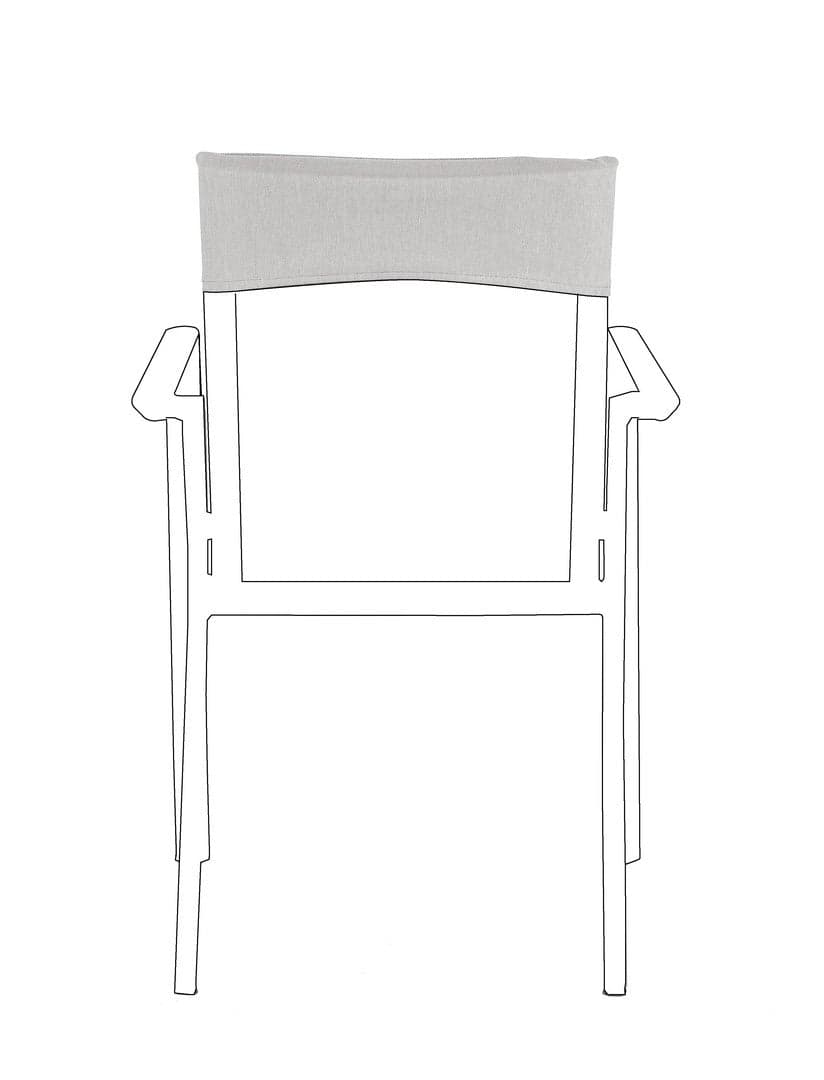 Cuscino per sedia "Konnor" in tessuto olefin, 91 x 41 x 1h cm - 7