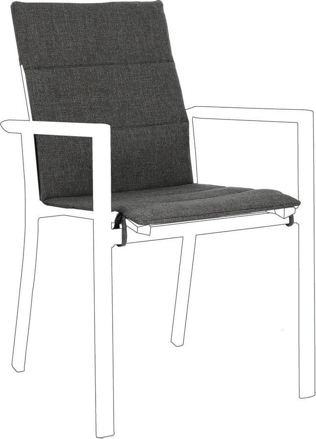 Cuscino per sedia "Konnor" in tessuto olefin, 91 x 41 x 1h cm - 12