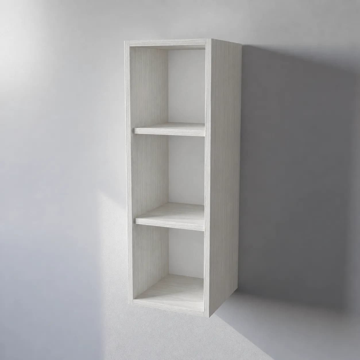 Pensile Cucina in Legno Nobilitato Bianco Frassino con 1 Anta Altezza 90 cm - 2