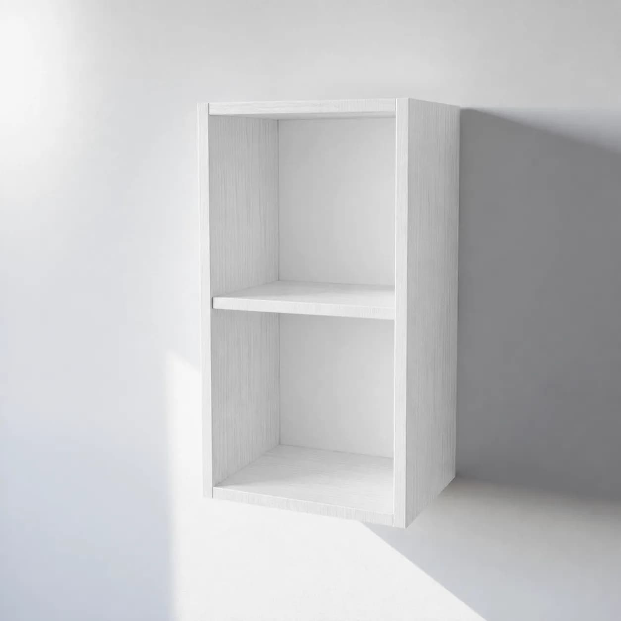 Pensile Cucina in Legno Nobilitato Bianco Frassino con 1 Anta Altezza 72 cm - 4