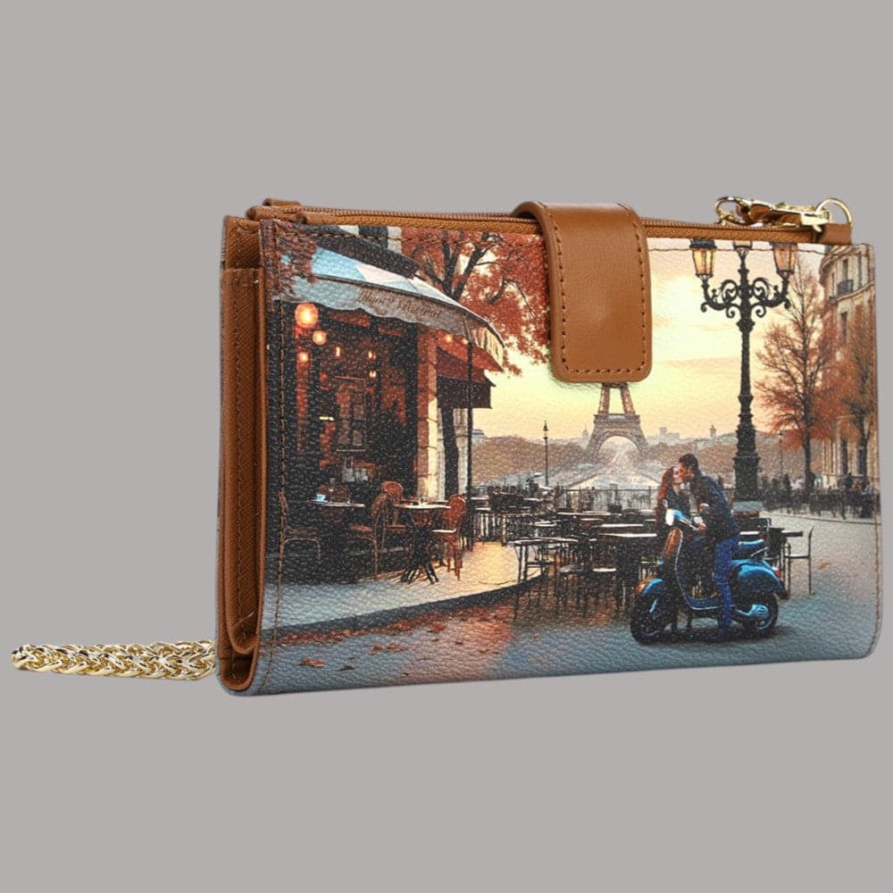 Wallet bag YNot Kiss from Paris con tracolla a catena staccabile - 2