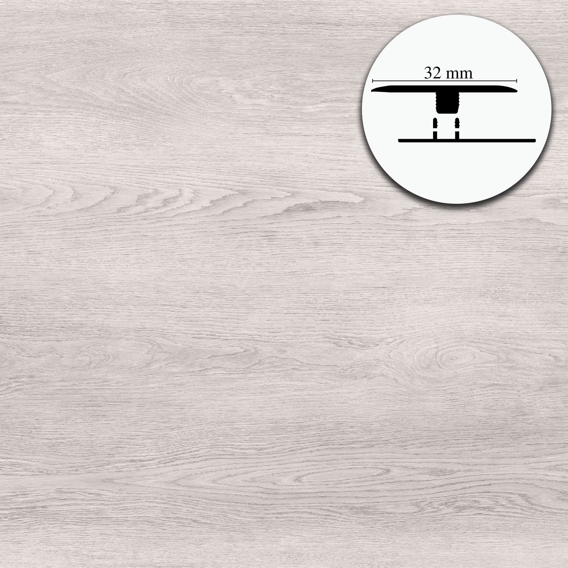 Profilo di Giunzione per Pavimenti SPC TAAC! in Alluminio Piatto o a Discesa 900 mm – Varie Colorazioni - 12