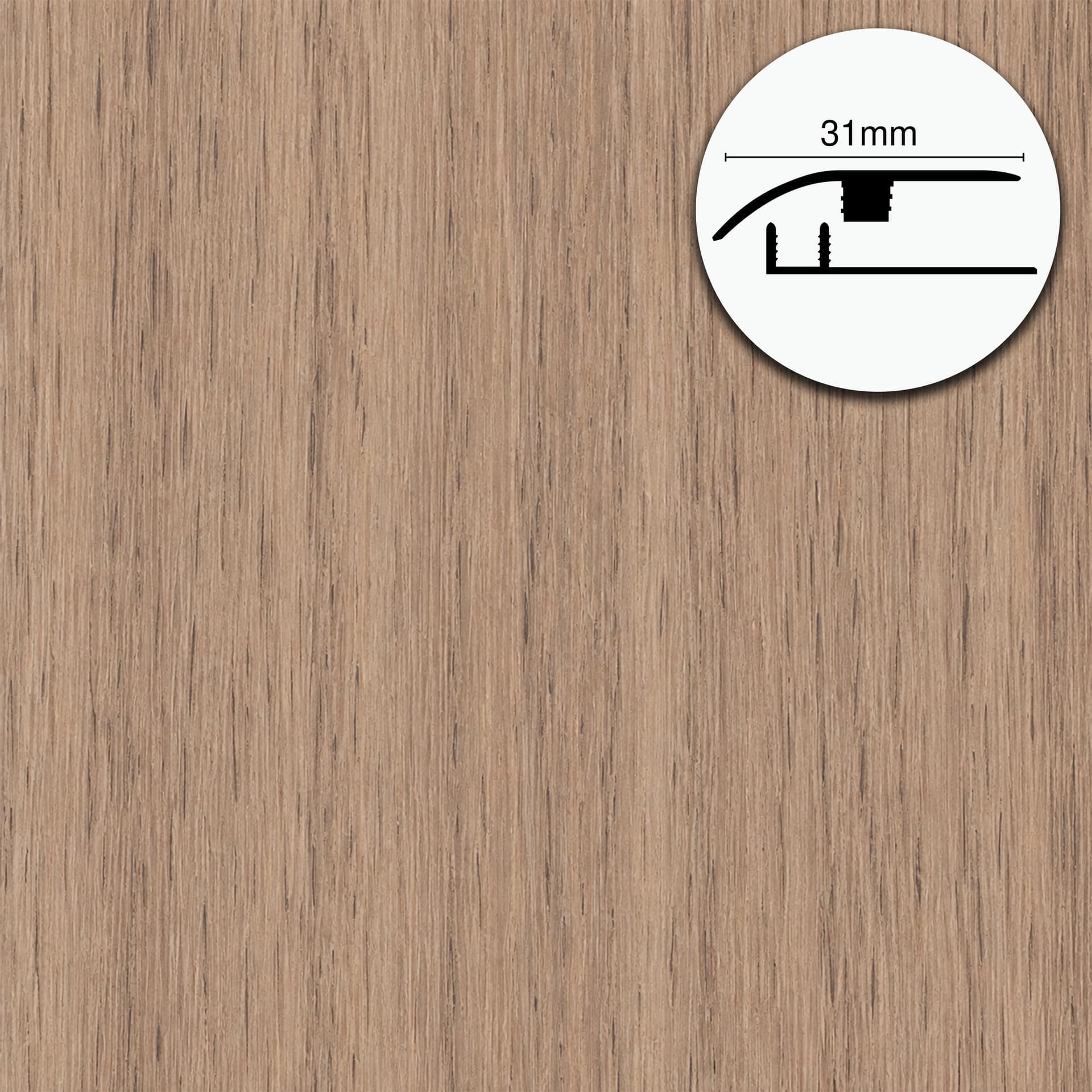 Profilo di Giunzione per Pavimenti SPC TAAC! in Alluminio Piatto o a Discesa 900 mm – Varie Colorazioni - 17