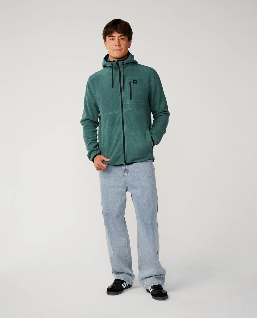 Pile Rip Curl Departed Polar Fleece Zip Through - 4
