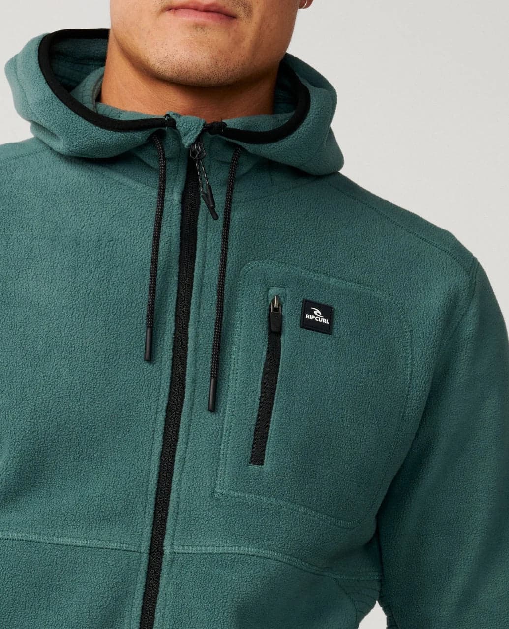 Pile Rip Curl Departed Polar Fleece Zip Through - 5