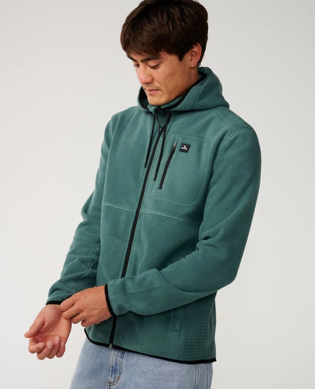 Pile Rip Curl Departed Polar Fleece Zip Through - 6