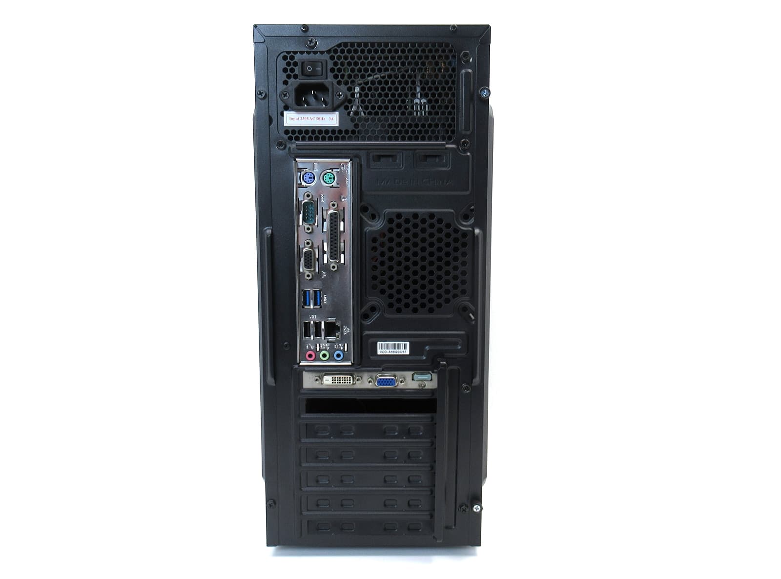 PC Desktop Assemblato Intel i3-14100F Ram 16GB SSD 512GB MSI H610M Win 11 Pro AMD R7 240 - 3
