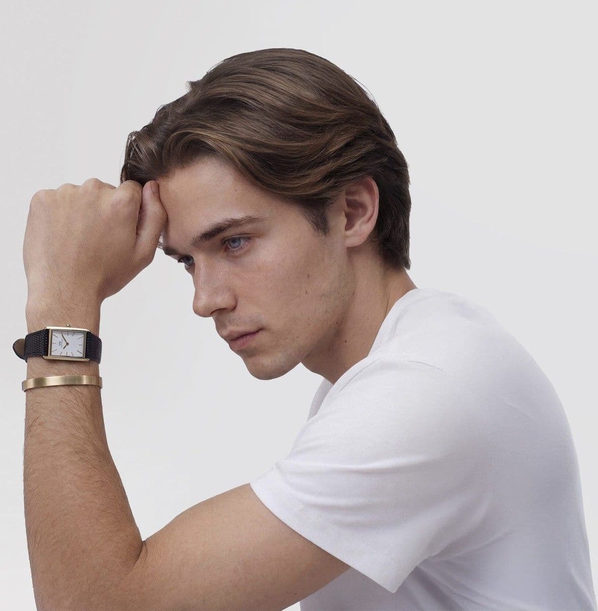 Daniel Wellington - Orologio Bound Black Lizard Guilloché Gold - 6