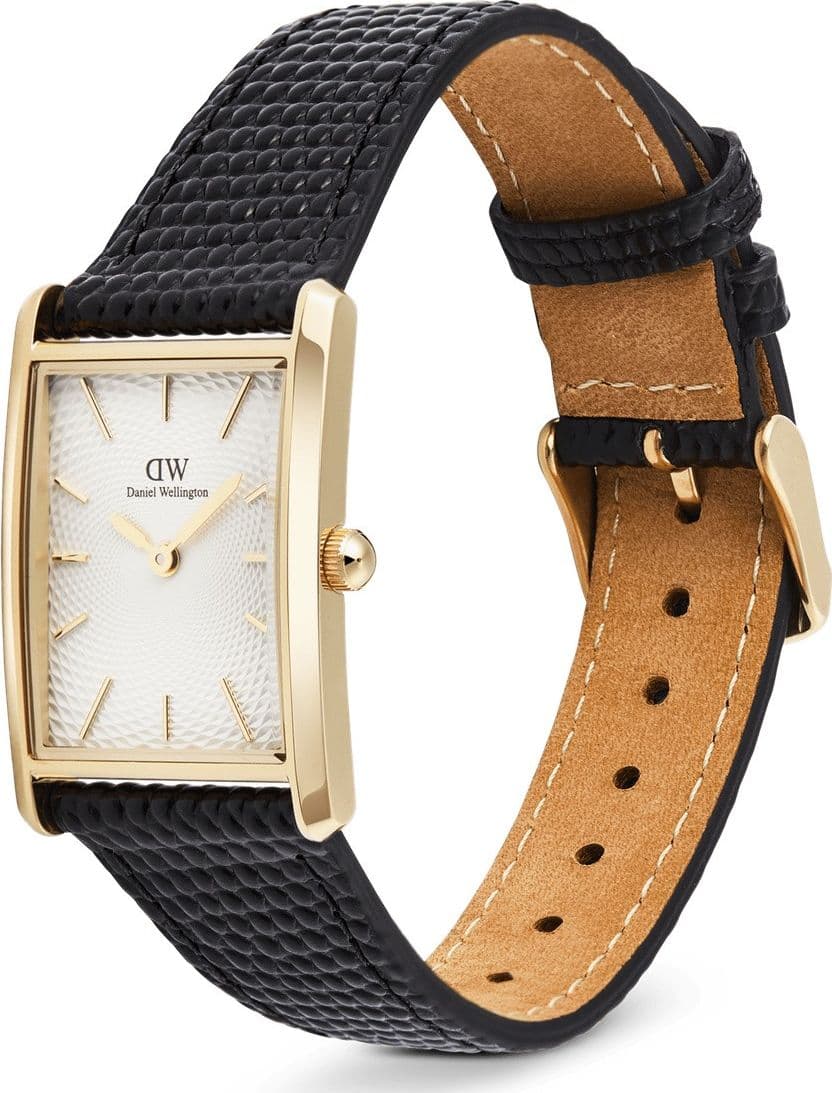 Daniel Wellington - Orologio Bound Black Lizard Guilloché Gold - 2