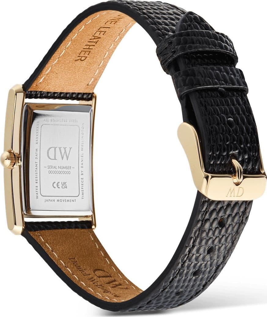 Daniel Wellington - Orologio Bound Black Lizard Guilloché Gold - 3