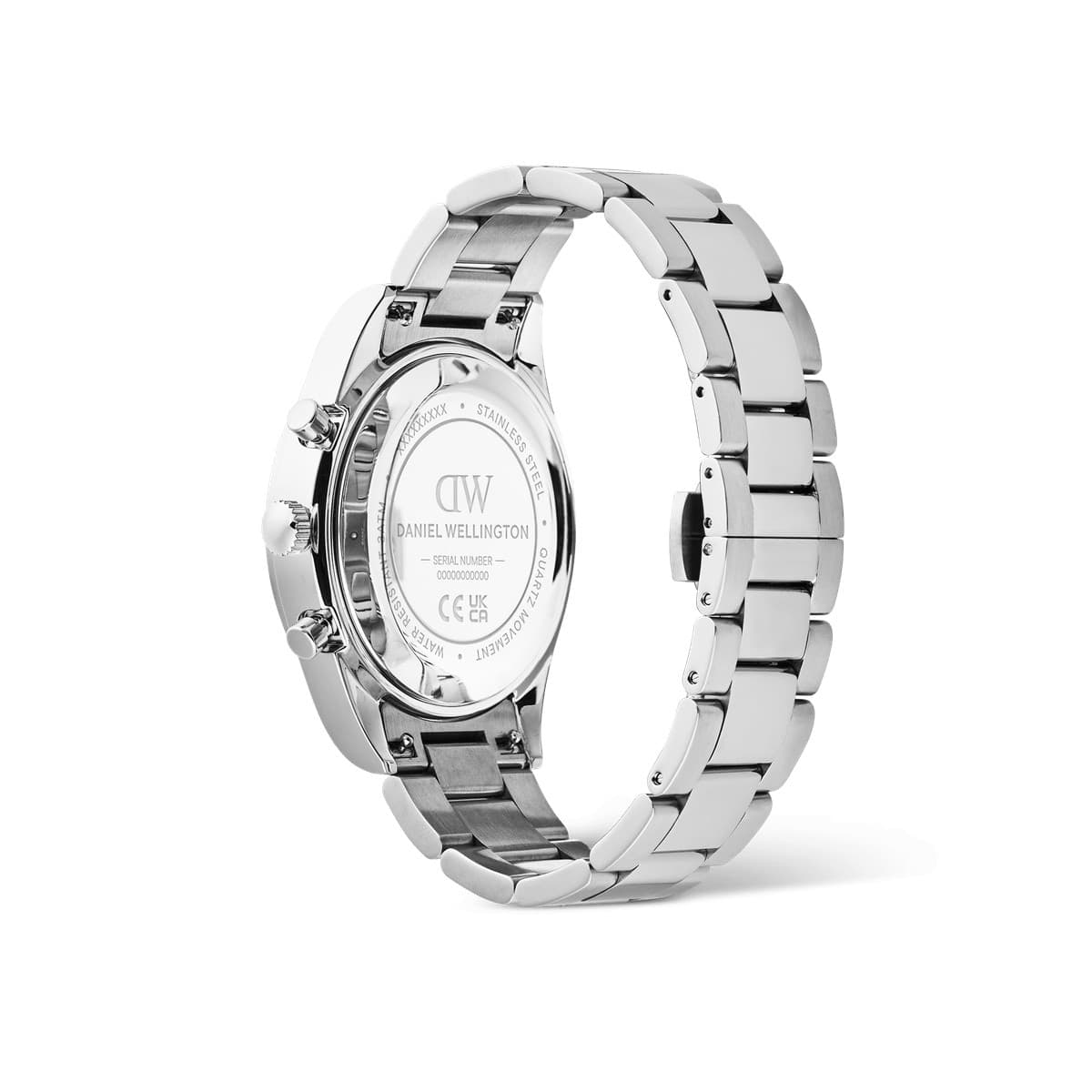 Daniel Wellington - Orologio Iconic Tachymeter 3-Link Silver - 3