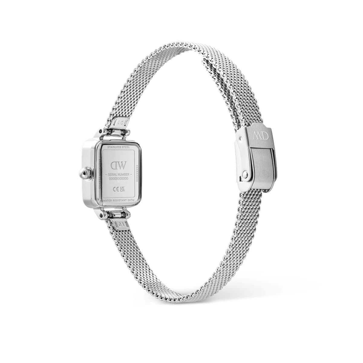 Daniel Wellington - Orologio Quadro Mini Sterling Glasgow Silver - 3